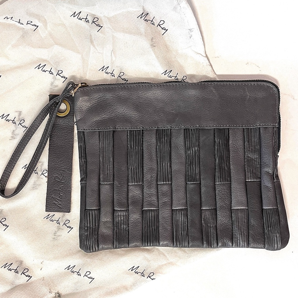 Marta Ray (Rome) Italian Leather Wristlet Purse